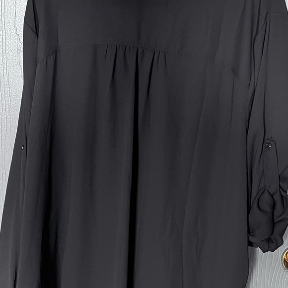 black button down blouse - Picture 6 of 10